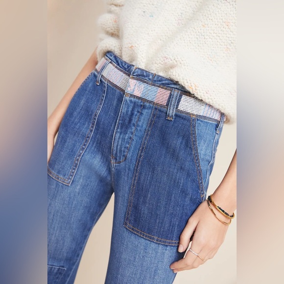 Anthropologie Pilcro and the Letterpress High Rise Patchwork Boyfriend… - Picture 2 of 15